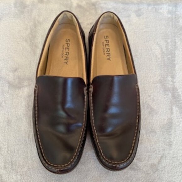 Sperry Top-sider Men\'s Hampden Venetian Sahara Leather Flat Loafer 12 Medium main image 6